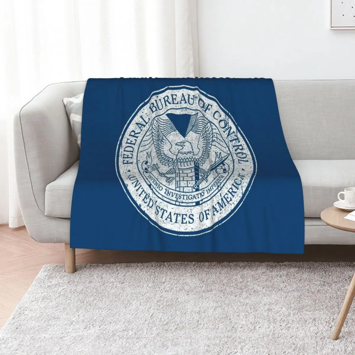 Federal Bureau of Control Throw Blanket Single Loose Blankets For Baby Sofa Quilt Giant Sofa blankets ands Blankets