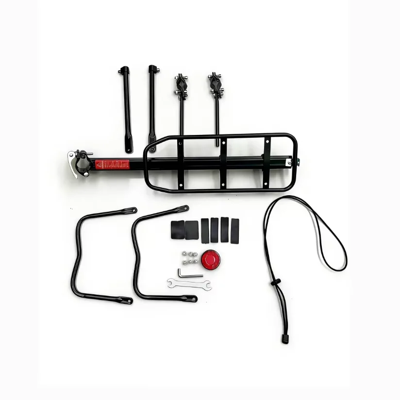 Suporte para Bagageiro de Bicicleta, Compatível com Bicicletas de Montanha de 20-29 Polegadas e Bicicletas Fat Bike de 4.0 Polegadas