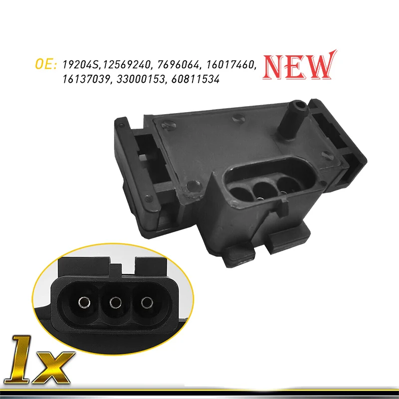 Brand New 1BAR MAP Sensor For Alfa Romeo 145 146 FFiat Punto Tempra Lancia Dedra Delta Daewoo Lanos Nubira 1.4 1.6 60811534