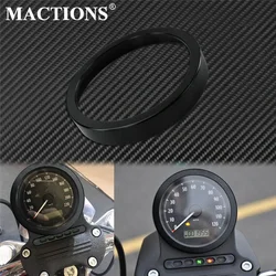 Motorcycle Speedometer Trim Bezel Trim Ring Aluminum For Harley Sportster XL883 1200 XR Iron Dyna Street Bob Low Rider