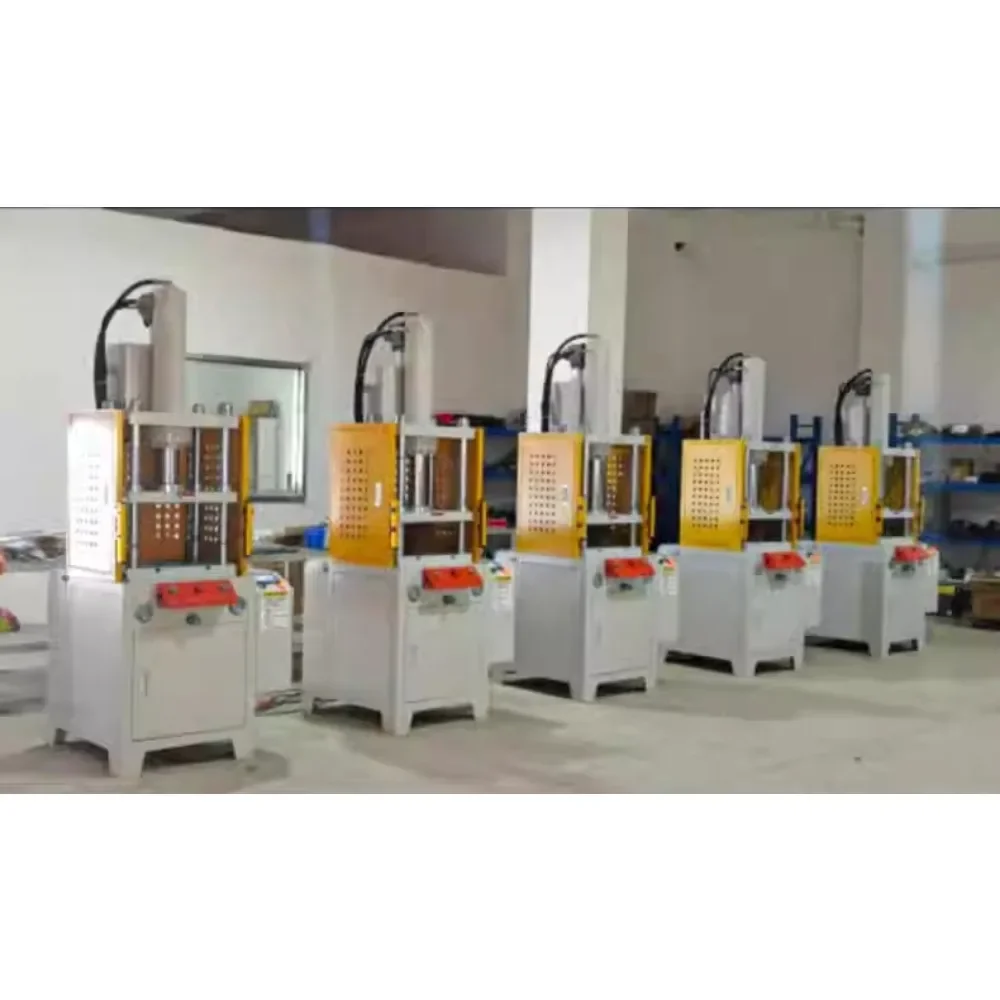 Four column small pneumatic punch press tea cake powder forming press