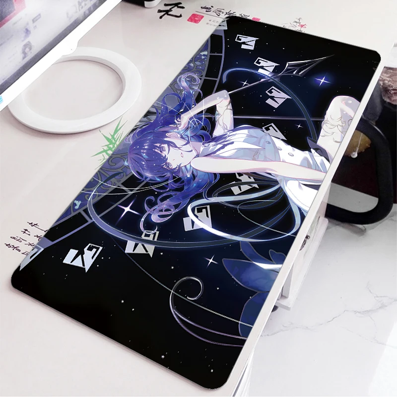 لوحة ماوس لوحة مفاتيح Project Sekai ملونة للمسرح العالمي 25-ji Nightcord de Kanade Mafuyu Ena Mizuki لوحة ماوس للألعاب XXL