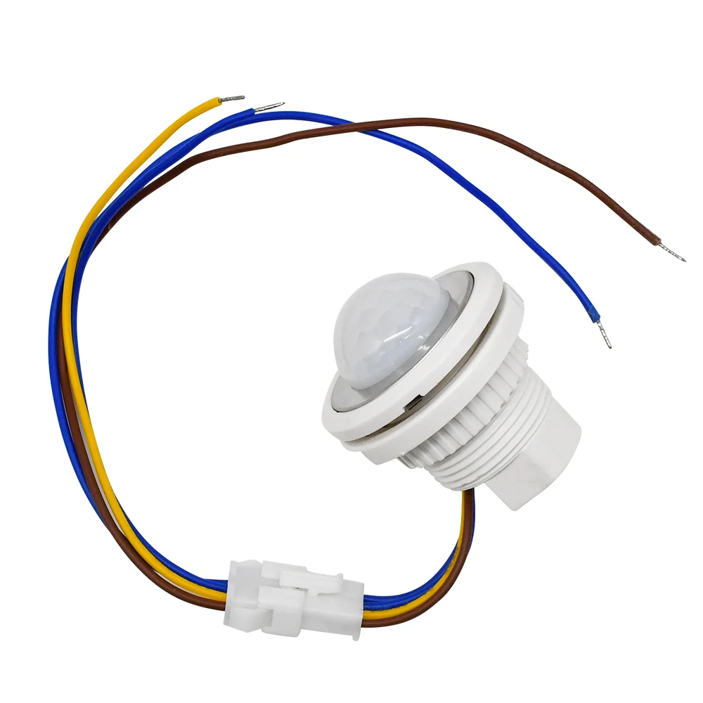 AC 85V-265V LED PIR Adjustable Delay Embedded Human Body Infrared Detector Infrared Motion Sensor Detector Switch