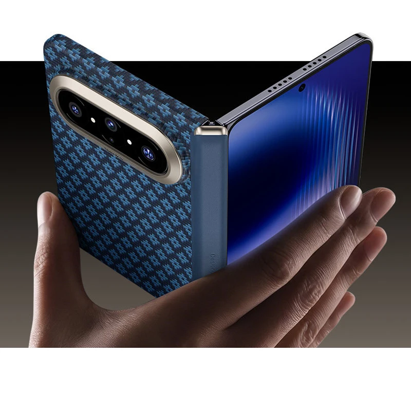 Original BENKS For Huawei Pura X Max Case,MagSafe-Compatible Kevlar Case, Hinge Protection Shockproof Case