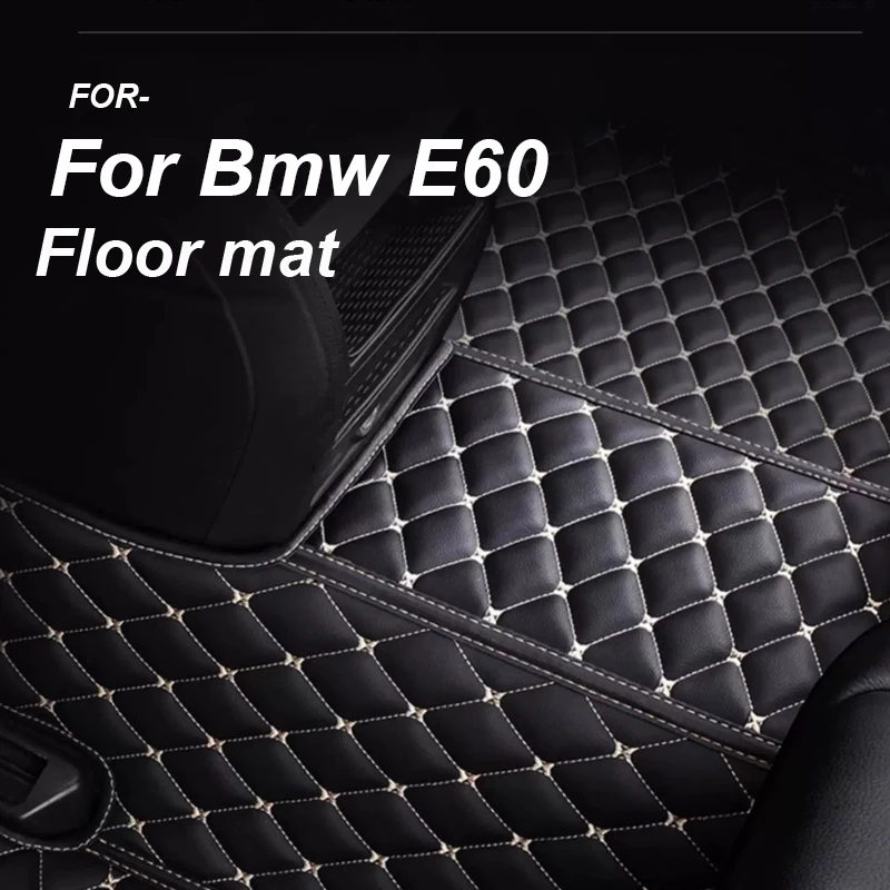 

LUXURY Car Floor Mat For Bmw E60 2004 2005 2006 2007 2008 2009 2010 Series 5 Diamond Carpets Waterproof Foot Pads