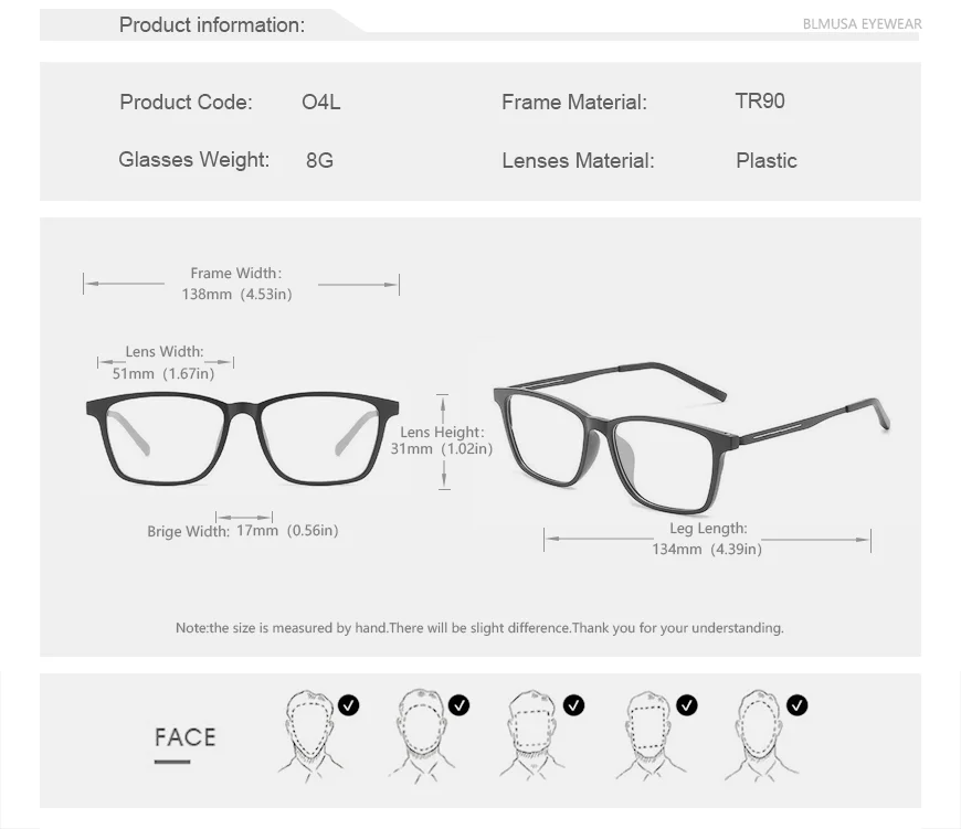 2PCS Anti Blau Licht Titan Progressive Lesebrille Männer Im Freien Weit Anblick Presbyopie Brillen Für Frauen Dioptrien 1,0 bis + 4,0 – Detail 5