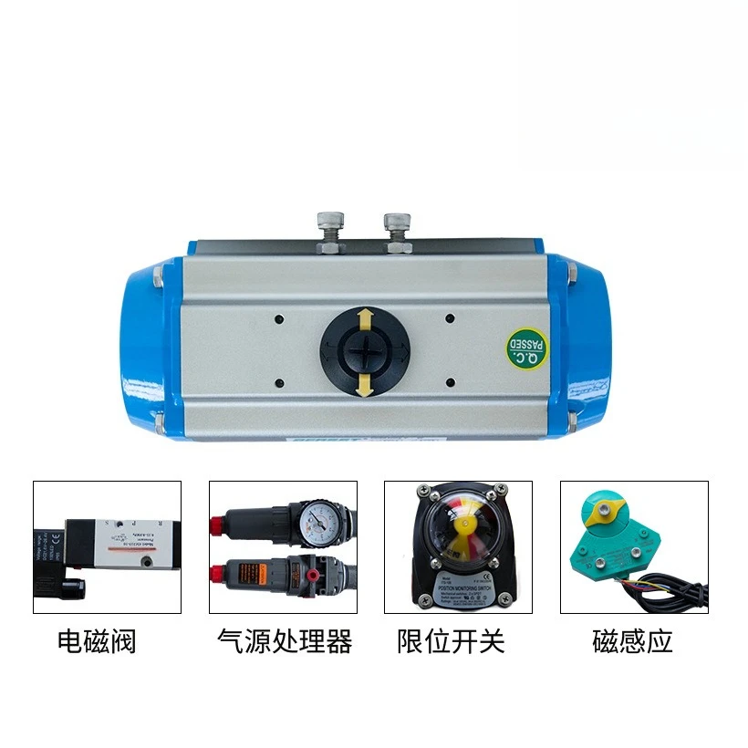 

Pneumatic internal thread ball valve Pneumatic straight-through mouth wire mouth ball valve Pneumatic