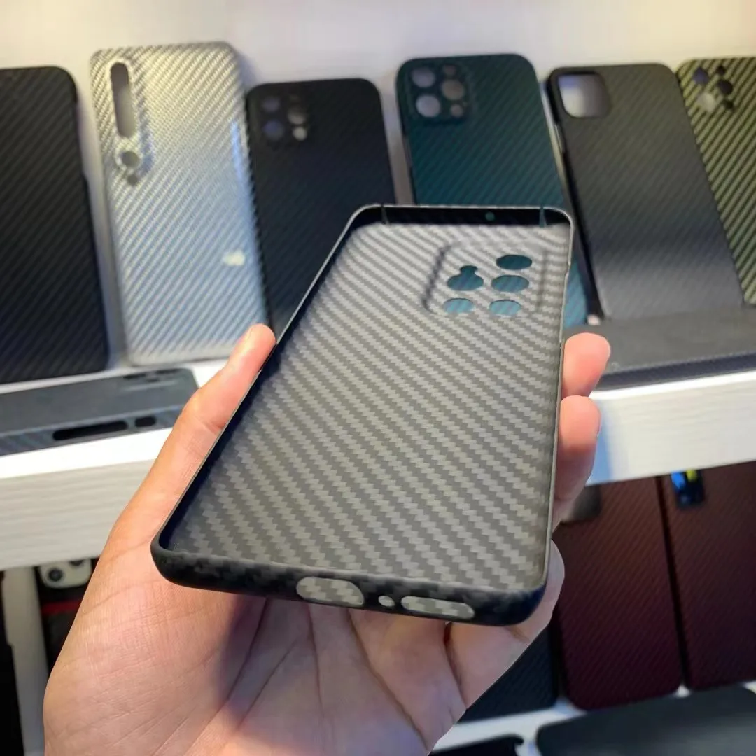Custodia in vero carbonio per Meizu 18 pro custodia in fibra di carbonio Meizu 18 cover per telefono in fibra aramidica custodia business Anti-caduta ultrasottile