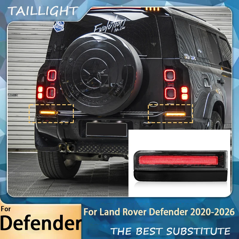 LED Reversing Light for Land Rover Defender 90 110 2020 2021 2022 2023-2026 Car Lights High Lamp Rear Bumper Light with Daylight