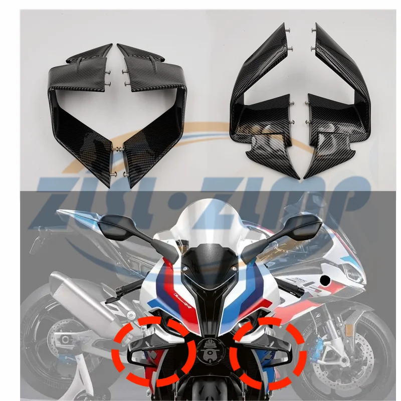 Winglet Aerodynamic Wing Deflector Spoiler for BMW S1000RR S1000 RR M1000RR 2019 - 2020 - 2021 - 2022 Motorcycle Fairing