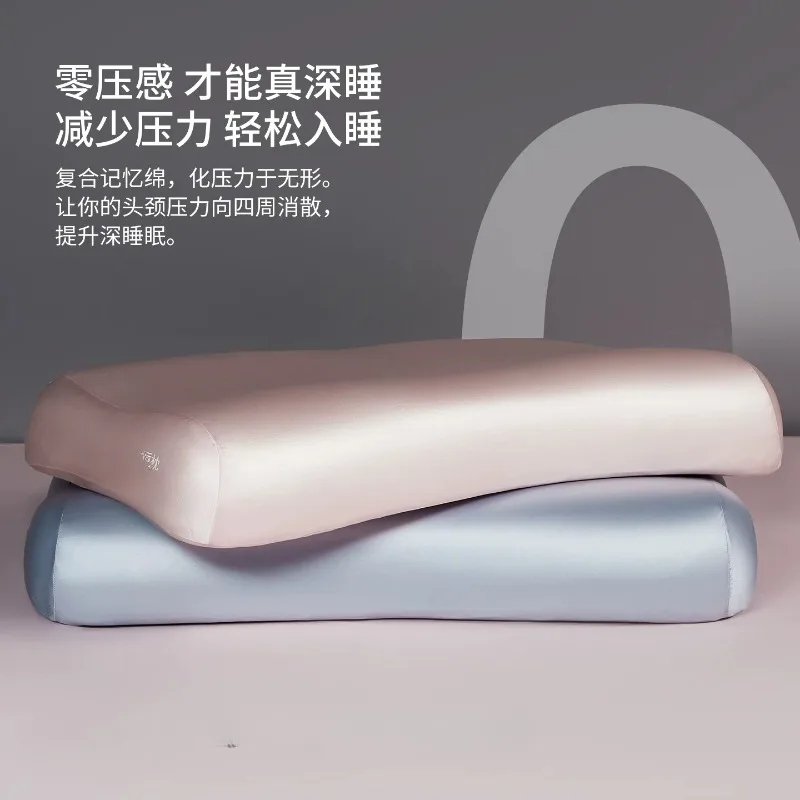 Zero pressure deep sleep memory cotton pillow to protect the cervical spine and help sleep adult pillow core to send gifts