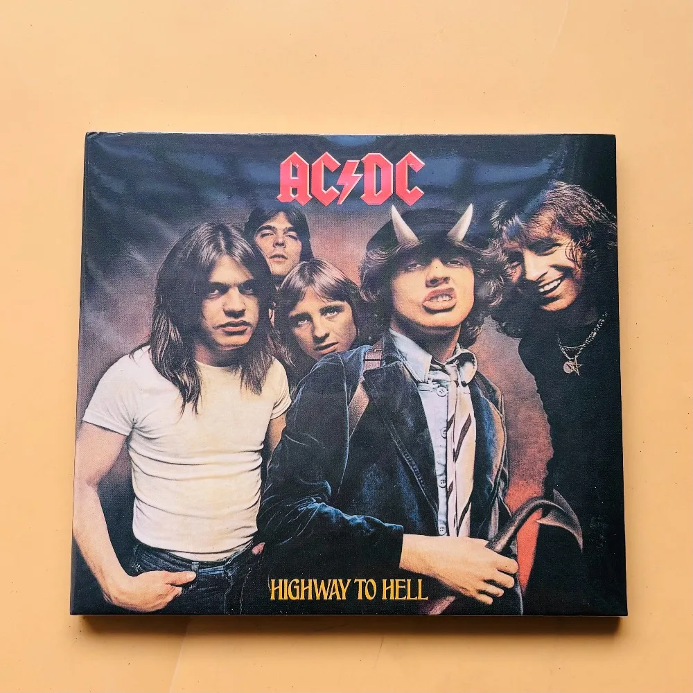 AC/DC Highway to Hell CD Álbum Clássico de Hard Rock Novo Lacrado Para Coleção de Fãs de Car Play Presente Em Estoque