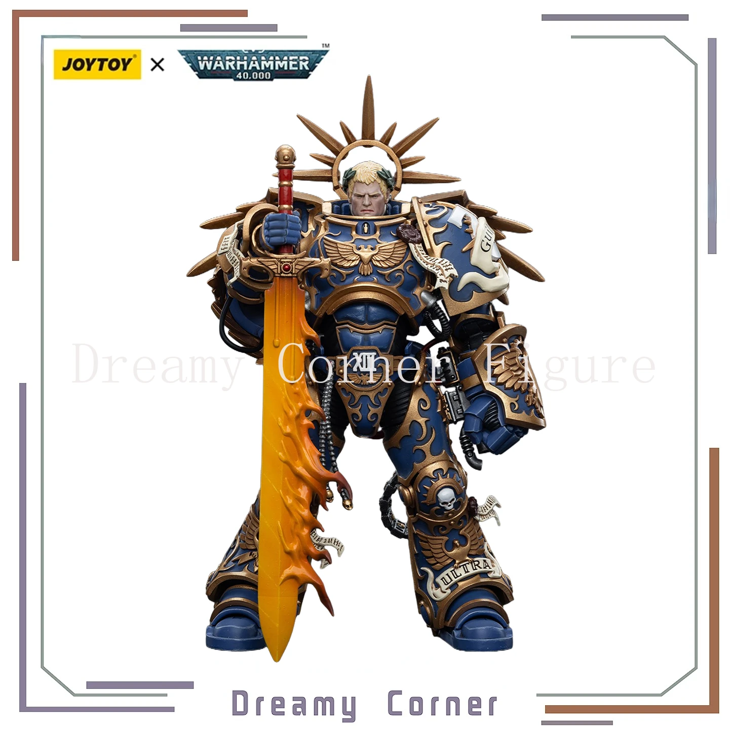 

【In Stock】Original JOYTOY WARHAMMER 40K Ultramarines Primarch Roboute Guilliman 1/18 Action Figures Model