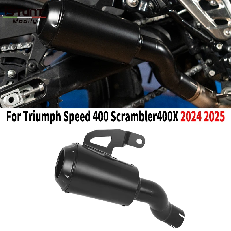 

Для Triumph Speed 400 Scrambler 400X400X2024 2025 разъем выхлопной системы мотоцикла Escape Moto Systems глушитель DB Killer