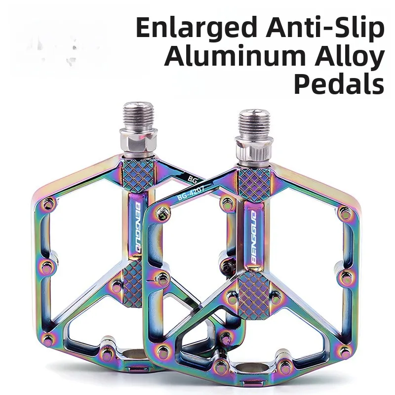 

Педали для велосипеда из алюминиевого сплава, противоскользящие, быстросъемные, для шоссейных и горных велосипедов, двойные педали DU Linen, велосипедное оборудование