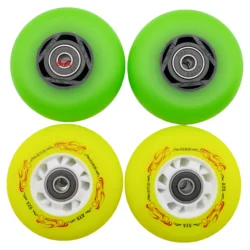 inline skate wheel roller wheel PU material 72mm 76mm 80mm 4wheels/lot