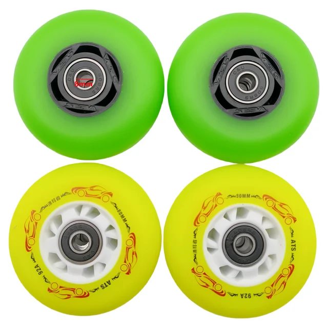 Kółko do rolek w linii Kółko rolkowe Materiał PU 72mm 76mm 80mm 4 koła/partia