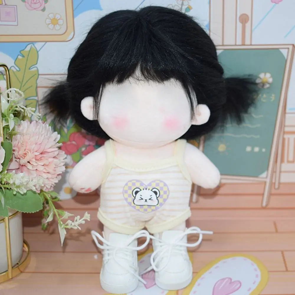 10-20CM Doll Clothes Cute Pajamas Cotton Cartoon Rompers Handmade Jumpsuits For Idol Dolls Accessories Plush Toys Clothing Gifts