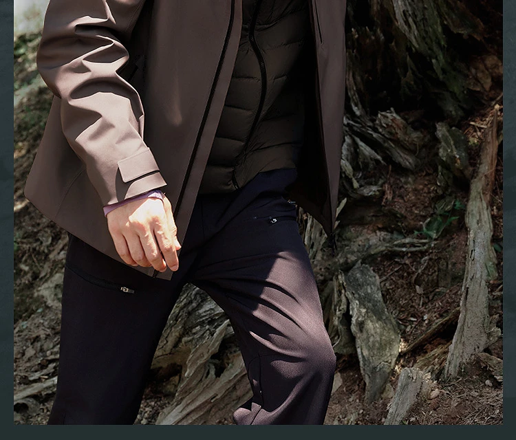 BOSIDENG 3‑In‑1 Outdoor Jacket 90 Goose Down 700+ Fill Power Detachable Liner Temperature Control Hooded Coat