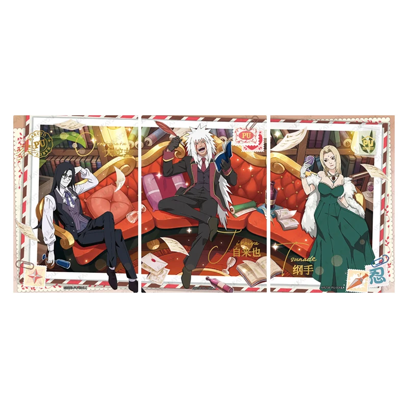 NARUTO kayou Anime Uzumaki Naruto Uchiha Sasuke Haruno Sakura Hatake Kakashi Suit Collection Card Toys Gift view 4
