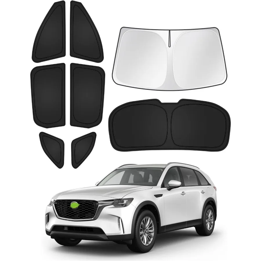 

Солнцезащитные козырьки для Mazda CX90 20242025 2026, модель автомобиля, аксессуары для лобового и бокового заднего окна, козырек от солнца, щиток