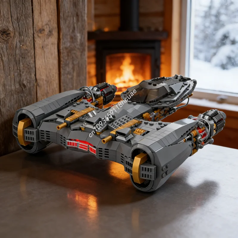 

1264 деталей MOC Star Battle: Модель «Тень Спайка», конструктор, архитектурная модель, идея для подарка на Рождество, развивающая игрушка, строительные блоки DIY