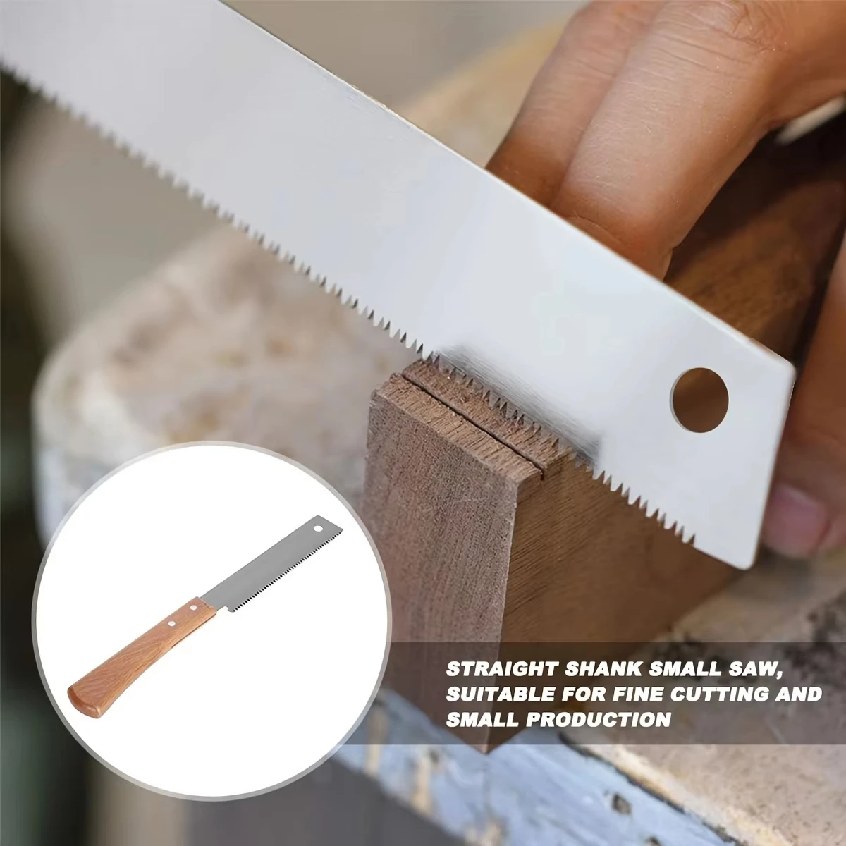 Style Hand Saw Non-slip Wooden Handle Pull Saw Flush Cut Saw Flexible Handsaw Woodworking Cutting Tool Hand Saw