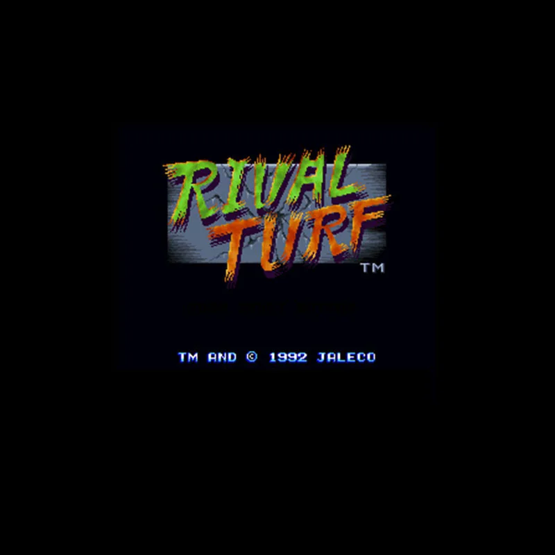 

New Arrival Rival Turf NTSC 16 Bit Big Gray Game Card For 46Pin USA Game Players