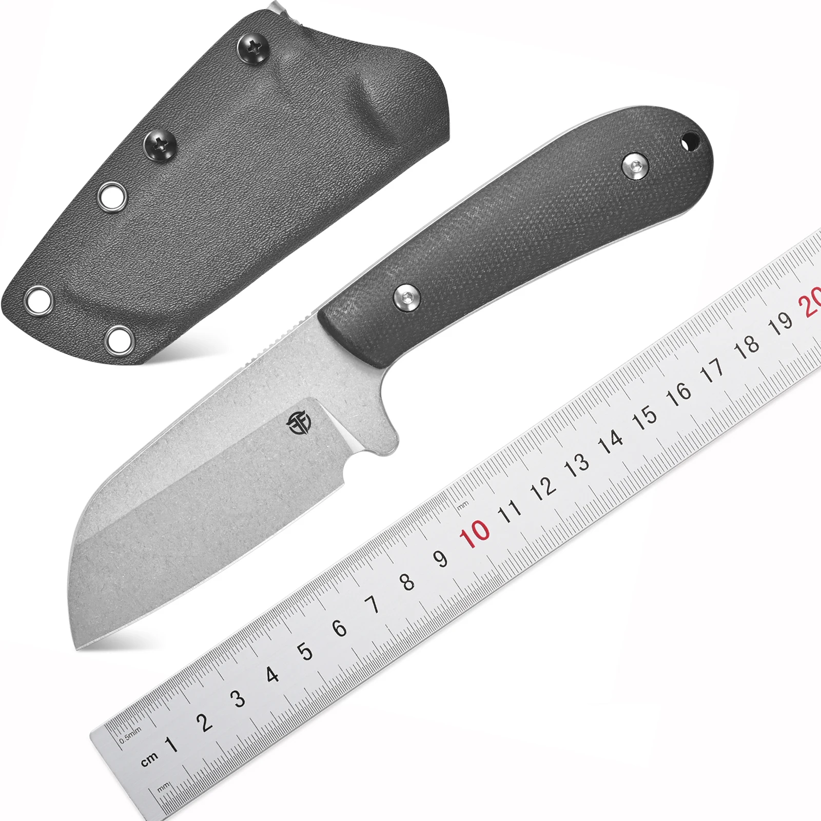 

FF121 Fixed Blade Knife VG10 Steel Micarta Handle with Kydex Sheath for Outdoor EDC Tool Camping Hunting Working