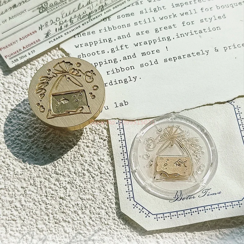 Squisito sacchetto di pesce 3D sigillo di cera timbro unico design in rilievo multistrato per sigillare cera, buste fai da te e artigianato scrapbooking