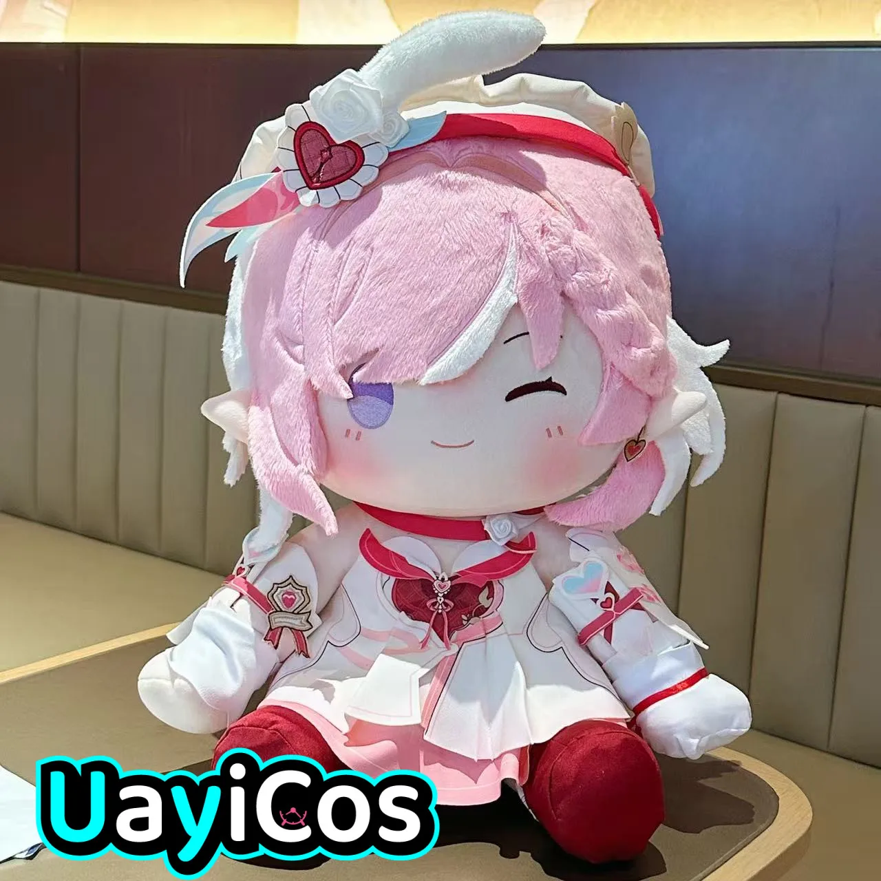 

40 см Honkai Impact 3 Elysia, мягкие плюшевые игрушки, плюшевая кукла, одежда, подушка, орнамент, аниме-фигурка, игровая игрушка, детский подарок на Хэллоуин, Cospla