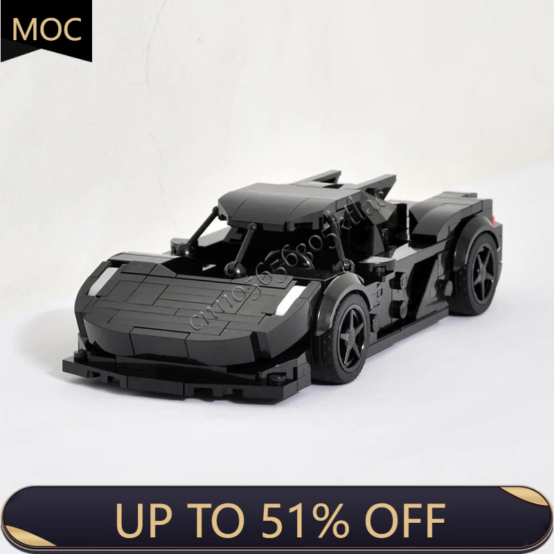 

Горячие 268 деталей MOC, технология, гоночный черный суперкар, модель строительного блока, скоростной автомобиль, кирпичи, игрушки для детей, подарки-сюрпризы