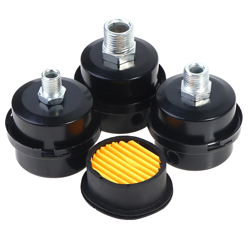 New-12/16/20mm Air Compressor Parts Metal Air Compressor Filter Noise Muffler