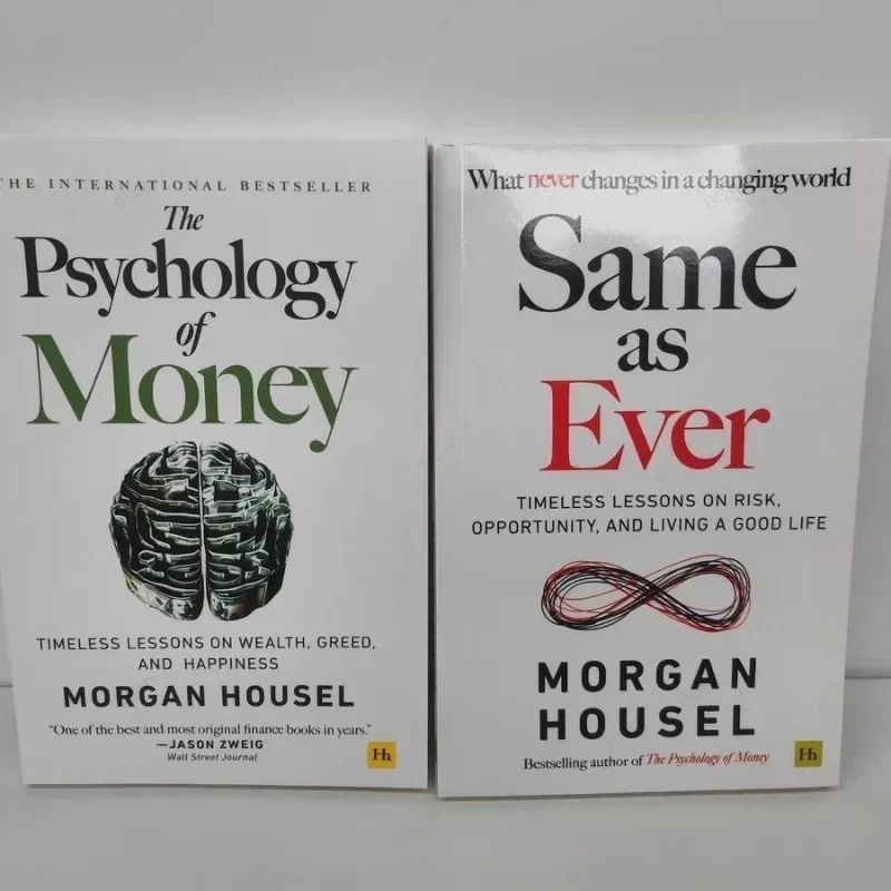 2 Books By Morgan Housel The Psychology of Money and Same As Ever Book in English Paperback