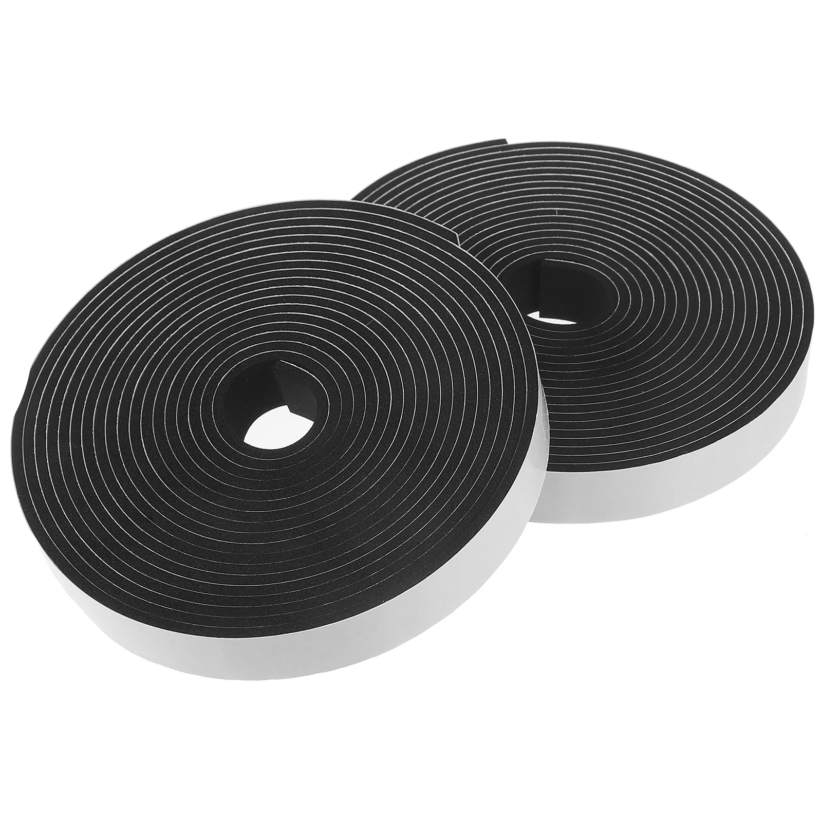 

2pcs 2 Rolls Self-Adhesive Foam Sealing Tape Weather Strip Door Window Gap Seal Insulation Soundproof Glue Adjustable Cuttable