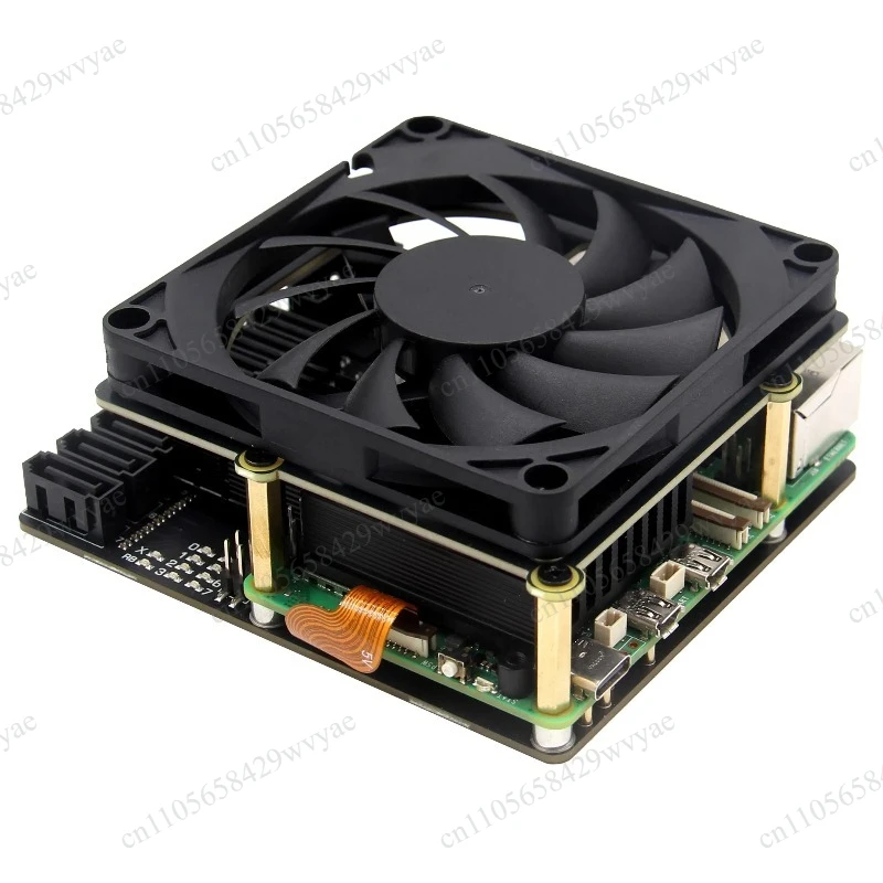 X1017 PCIe to 8‑Port SATA 3.0 Expansion Board for Raspberry Pi 5 NAS Storage