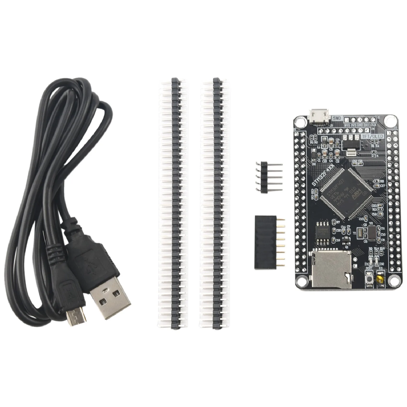 

Системная материнская плата STM32F407VET6 STM32 STM32F407, макетная плата F407, обучающая плата с одним чипом