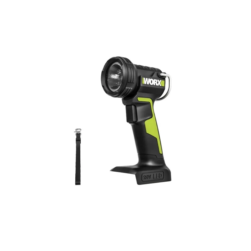 WORX Lithium Battery Flashlight - Outdoor Construction Site Wireless Portable High-Intensity Light WU027