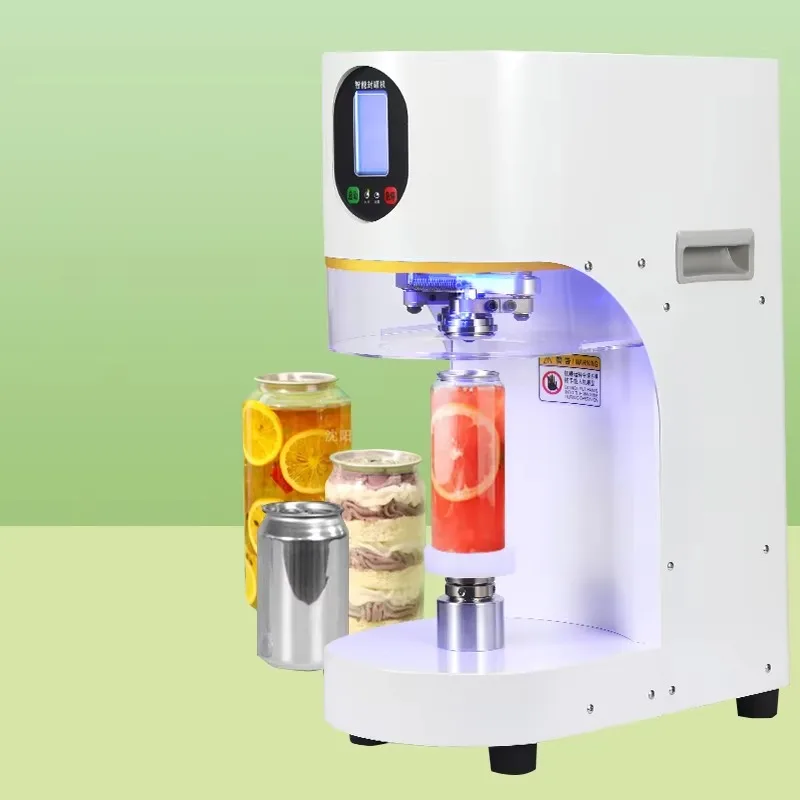 

Electric Can Sealing Machine Non-Rotary Easy Operate Targeting Tinplate Plastic Bottle Aluminum Can Case Hot Selling Foil