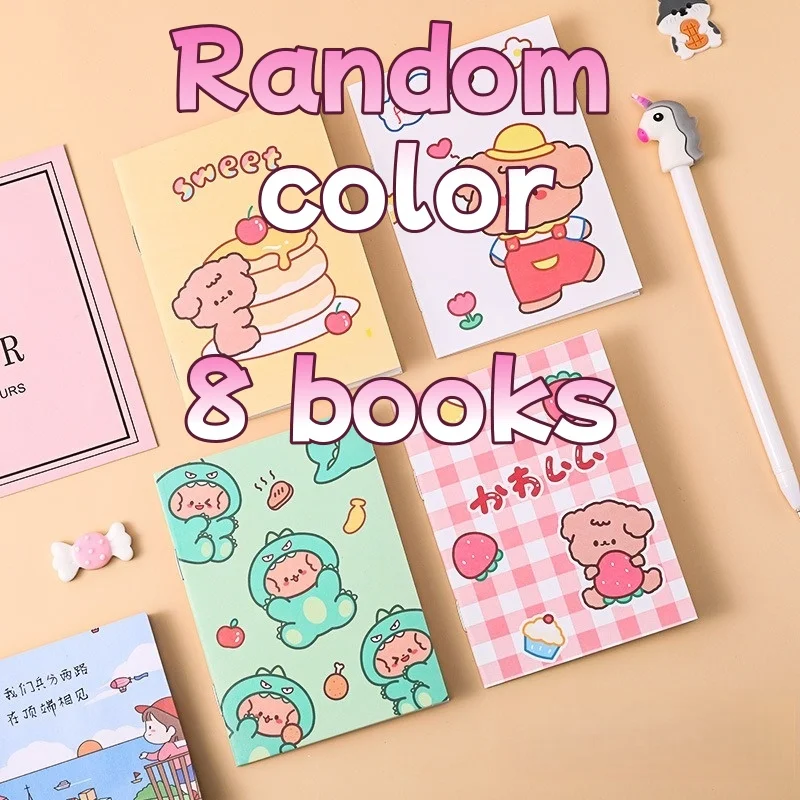 Leuke Capybara Mini Draagbaar Kladblok Kantooragenda Cartoon Klein Briefpapier Studentennotitieboekje Beloningscadeau voor kinderen