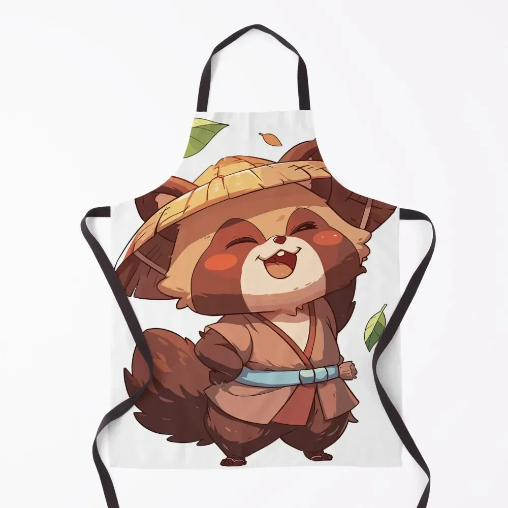 

Cute Tanuki Raccoon Apron Kitchen Things Kitchen And Home Items women's kitchens Apron