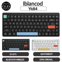 Iblancod Yk84 Mechanical Keyboard 2mode 2.4g Wireless Bluetooth Keyboard Ergonomic Lightweight And Portable Keyboard Office Gift