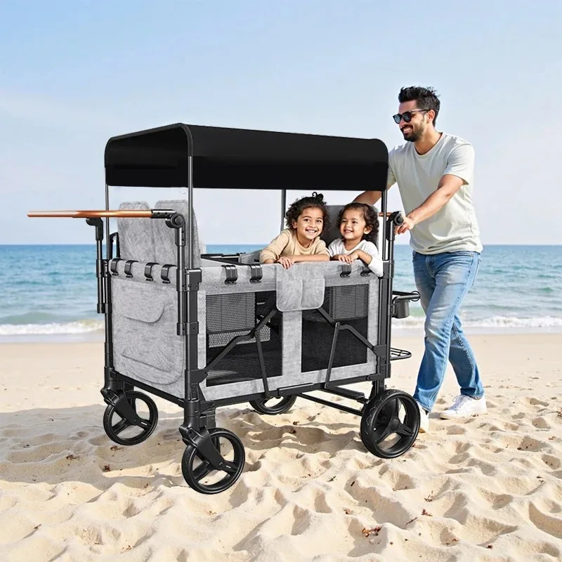 

Outdoor Indoor Foldable beach picnic heavy foldable station wagon garden cart camper