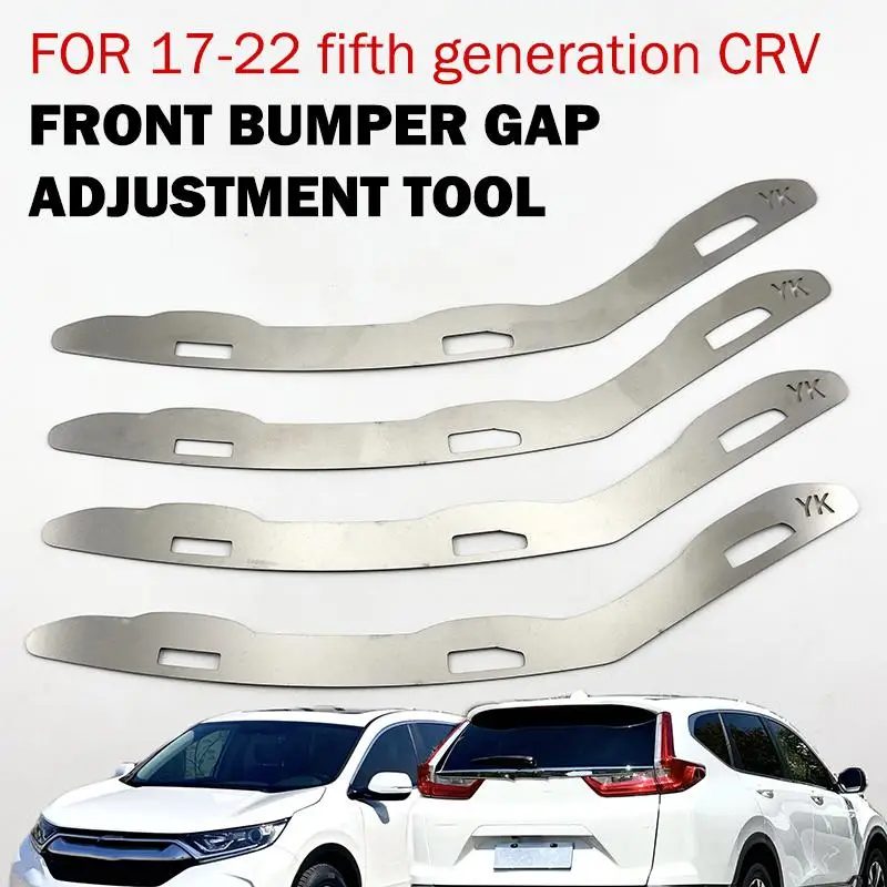 Front Bumper Repair Metal Plate Buckle 2Pcs Impact Resistant Durable for 5th Gen  CRV 2017-2022 Auto Exterior Fixing Parts