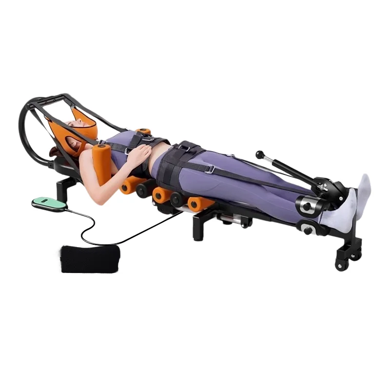Eminent Top-of-the-Line Electric Metal Traction Bed Home Spinal Cervical Traction Correction Equipment CE Certified Class II