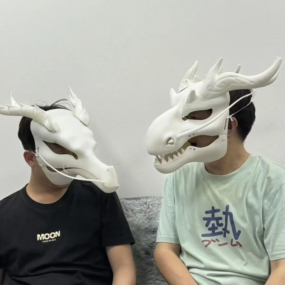 

Kigurumi Base Mask Movable Dragon Skull 3D Printing Semi Realistic Beast Suit Skull Cosplay Costume Accessorie