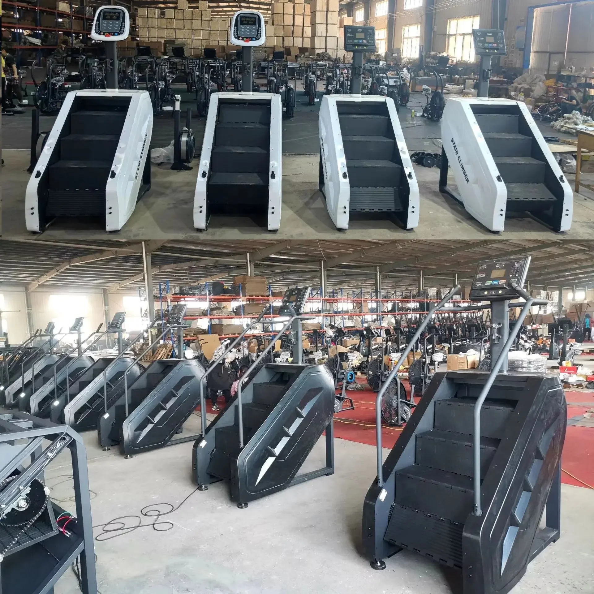 

Electric Stair Climbing Stepping Machine Wholesale Power Mountain Climbing Stepper Climber Machine for Climb Exercise