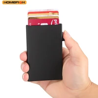 HOMEFISH Portable Metal Card Holder, Slim Mini Wallet, Simple Coin Purse for Men and Women 6