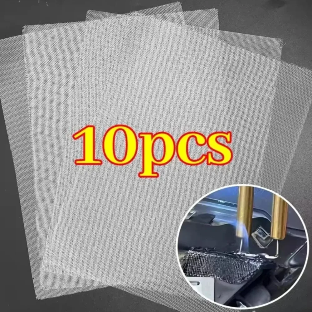 Car Bumper Repair Mesh Net Stainless Steel Easy Cut Fix Cover Grille Intercooler Radiator Stone Rock Guard 20x15cm Auto Exterior