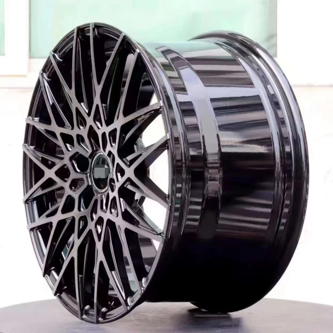 Hot New Custom 18-22 Inch Forged Aluminum Alloy Car Rims Multi-Spoke 40mm and 35mm Width on Sale for Audi 100mm PCD Wheels